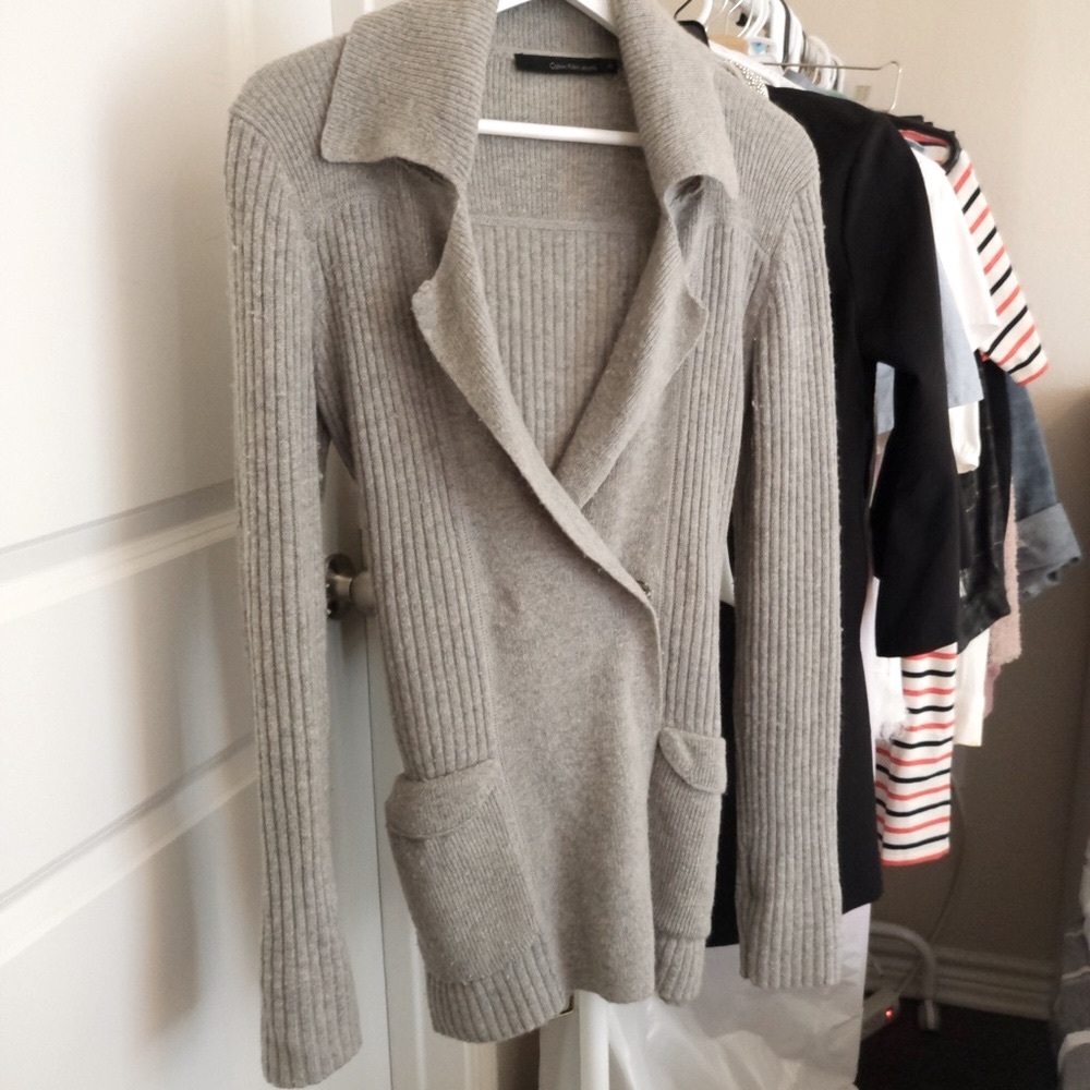 Calvin Kelvin Jeans Cardigan Coat